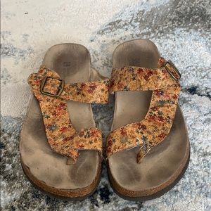 White Mountain Floral Sandals